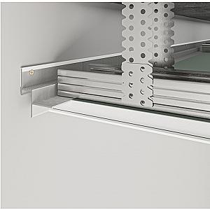Profil cienia sufitowy z kanałem LED AST-14/12 - biały, 2500 mm