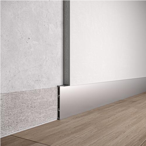 Ukryta listwa przypodłogowa ASP-168 - naturalne (mill finish), 2600 mm