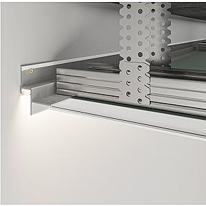 Profil cienia sufitowy z kanałem LED AST-14/12 - biały, 2500 mm