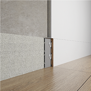 Ukryta listwa przypodłogowa ASP-198 - naturalne (mill finish), 2600 mm