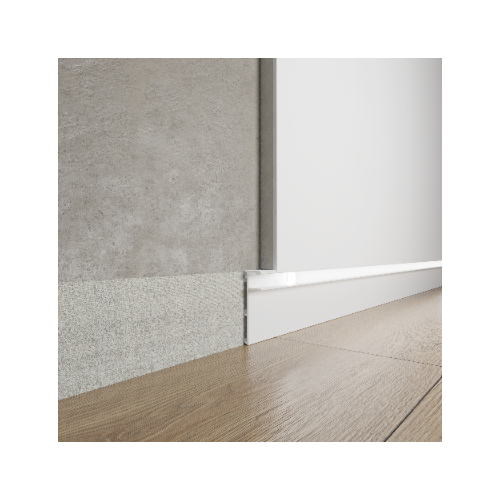Ukryta listwa przypodłogowa ASP-411 - naturalne (mill finish), 2600 mm