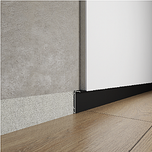 Ukryta listwa przypodłogowa ASP-411 - naturalne (mill finish), 2600 mm