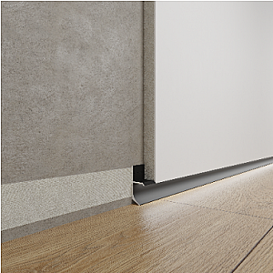 Ukryta listwa przypodłogowa ASP-238 - naturalne (mill finish), 2600 mm