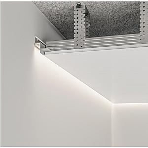 Profil cienia sufitowy z kanałem LED AST-14/9 - naturalne (mill finish), 2500 mm