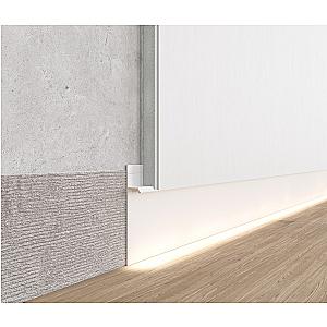 Ukryta listwa przypodłogowa ASP-106 - naturalne (mill finish), 2600 mm