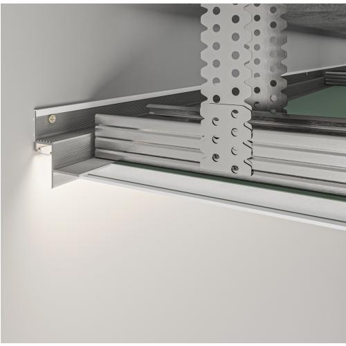 Profil cienia sufitowy z kanałem LED AST-14/9 - czarny, 2500 mm