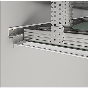 Profil cienia sufitowy z kanałem LED AST-14/9 - czarny, 2500 mm