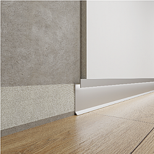 Ukryta listwa przypodłogowa ASP-904 - naturalne (mill finish), 2600 mm