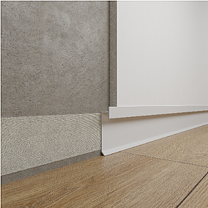 Ukryta listwa przypodłogowa ASP-905 - naturalne (mill finish), 2600 mm