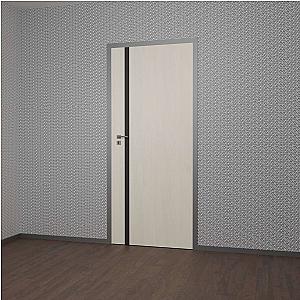 Listwa przypodłogowa prostokątna z kanałem LED PNP-608 - czarny, 2600 mm