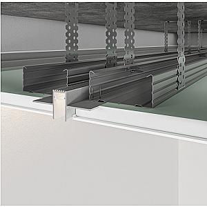 Profil cienia sufitowy z kanałem LED RST-13/12 - czarny, 2500 mm