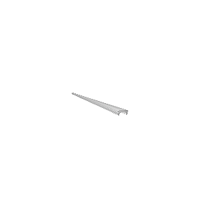 Soczewka (klosz) do profilu LED  WT-14  biały matowy, 3000 mm