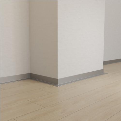 Minilistwa przypodłogowa aluminiowa TIN-16 – profil L – 2,7 m