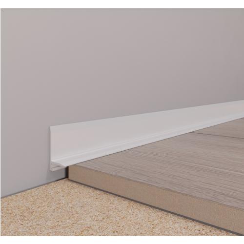 Minilistwa przypodłogowa aluminiowa TIN-16 – profil L – 2,7 m