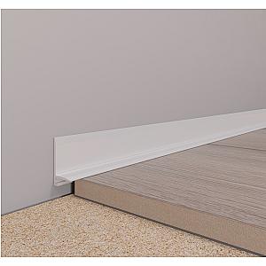 Minilistwa przypodłogowa aluminiowa TIN-16 – profil L – 2,7 m