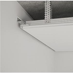 Profil cienia sufitowy z kanałem LED AST-218 - naturalne (mill finish), 2500 mm
