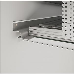 Profil cienia sufitowy z kanałem LED AST-218 - naturalne (mill finish), 2500 mm