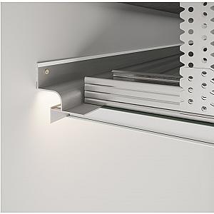 Profil cienia sufitowy z kanałem LED AST-218 - czarny, 2500 mm