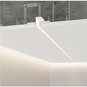Profil cienia sufitowy z kanałem LED RST-12 - czarny, 2500 mm