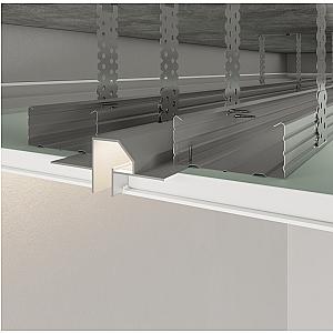 Profil cienia sufitowy z kanałem LED RST-12 - czarny, 2500 mm