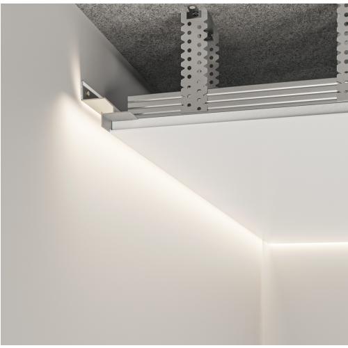 Profil cienia sufitowy z kanałem LED AST-22 - naturalne (mill finish), 2500 mm