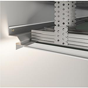 Profil cienia sufitowy z kanałem LED AST-22 - naturalne (mill finish), 2500 mm