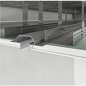 Profil cienia sufitowy z kanałem LED RST-22 - naturalne (mill finish), 2500 mm