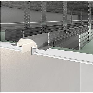 Profil cienia sufitowy z kanałem LED RST-22 - naturalne (mill finish), 2500 mm