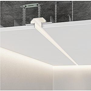 Profil cienia sufitowy z kanałem LED RST-22 - czarny, 2500 mm