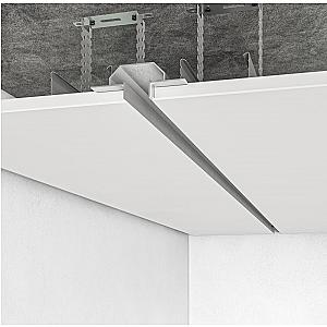 Profil cienia sufitowy z kanałem LED RST-22 - czarny, 2500 mm