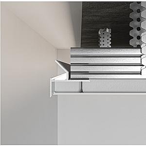 Profil cienia sufitowy z kanałem LED AST-50 - czarny, 2500 mm