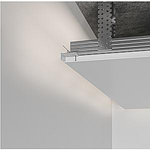 Profil cienia sufitowy z kanałem LED AST-50 - biały, 2500 mm