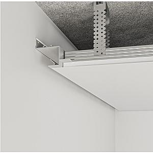 Profil cienia sufitowy z kanałem LED AST-30 - naturalne (mill finish), 2500 mm