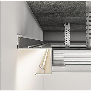 Profil cienia sufitowy z kanałem LED AST-30 - naturalne (mill finish), 2500 mm