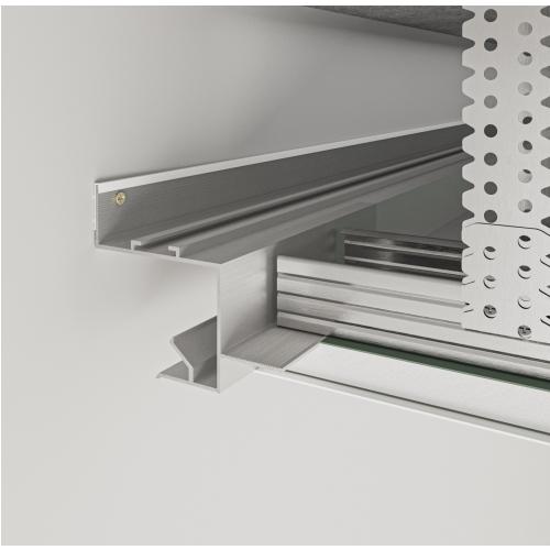 Profil cienia sufitowy z kanałem LED AST-30 - biały, 2500 mm