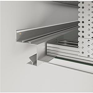 Profil cienia sufitowy z kanałem LED AST-30 - biały, 2500 mm