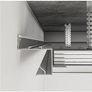Profil cienia sufitowy z kanałem LED AST-30 - biały, 2500 mm