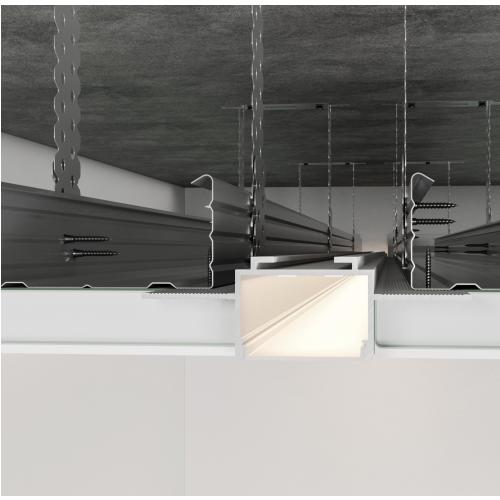Profil cienia sufitowy z kanałem LED RST-25 - naturalne (mill finish), 3000 mm