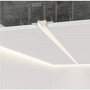 Profil cienia sufitowy z kanałem LED RST-25 - czarny, 3000 mm