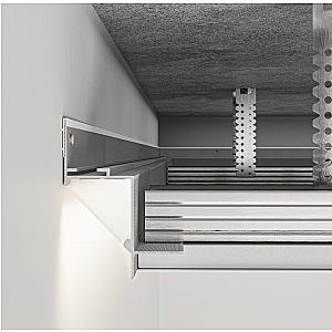 Profil cienia sufitowy z kanałem LED AST-35 - naturalne (mill finish), 3000 mm