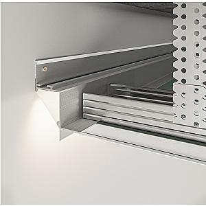 Profil cienia sufitowy z kanałem LED AST-35 - czarny, 3000 mm