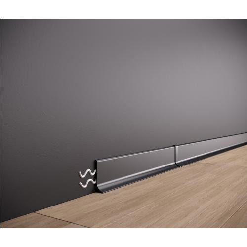 Listwa przypodłogowa aluminiowa ASP-40  2600 mm