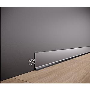 Listwa przypodłogowa aluminiowa ASP-60 - naturalne (mill finish), 2600 mm