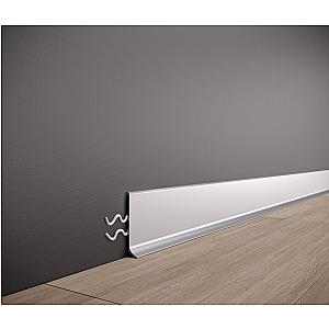 Listwa przypodłogowa aluminiowa ASP-60 - biały, 2600 mm
