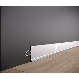 Listwa przypodłogowa aluminiowa ASP-60 - czarny, 2600 mm