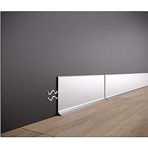 Listwa przypodłogowa aluminiowa ASP-80 - srebrny anodowany, 2500 mm