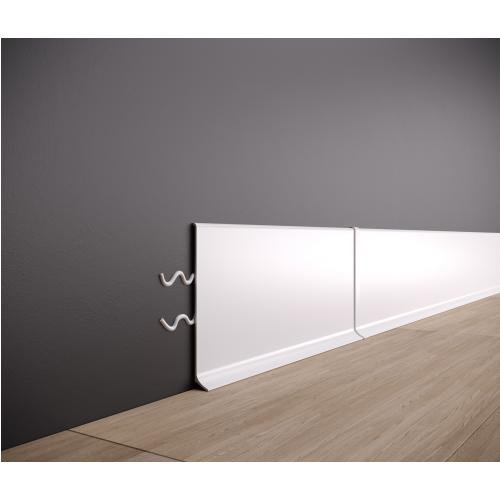 Listwa przypodłogowa aluminiowa ASP-100 - naturalne (mill finish), 2600 mm