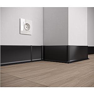 Listwa przypodłogowa aluminiowa ASP-100 - naturalne (mill finish), 2600 mm