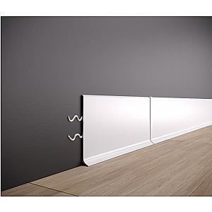 Listwa przypodłogowa aluminiowa ASP-100 - biały, 2600 mm