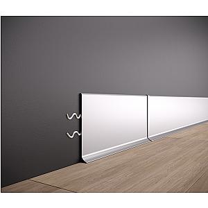 Listwa przypodłogowa aluminiowa ASP-100 - czarny, 2600 mm
